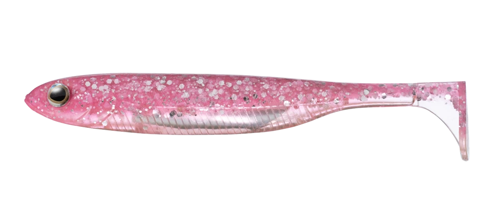 Fish Arrow Flash-J Shad Plus+ 4 SW~117 Glown Pink/Silver UV